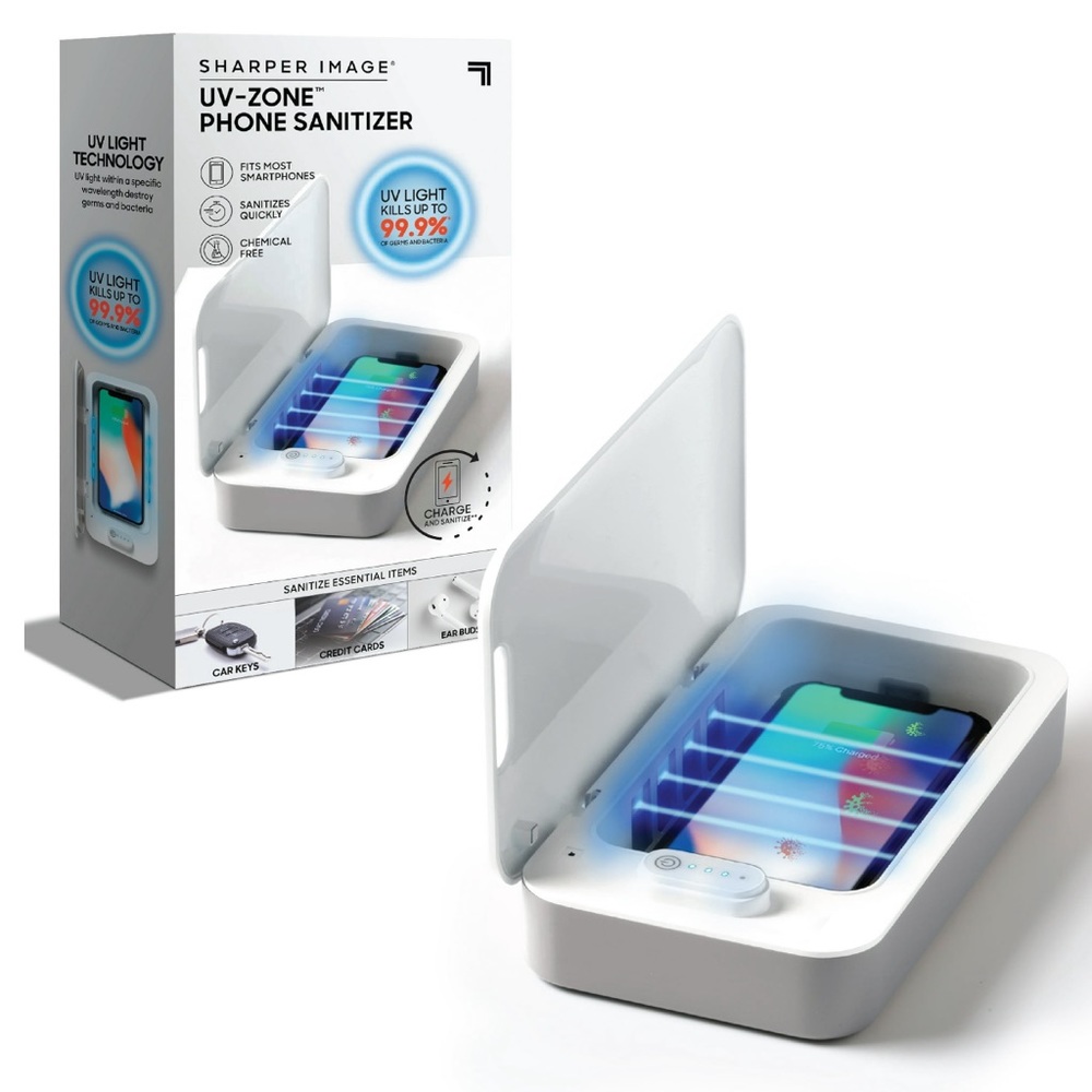 SHARPER IMAGE UV Clean Zone Phone Sanitizer Charger